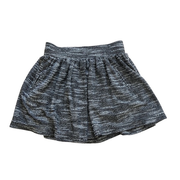 Free People Holly Go Lightly Black and white tweed pull on mini skirt size XS - Picture 4 of 11